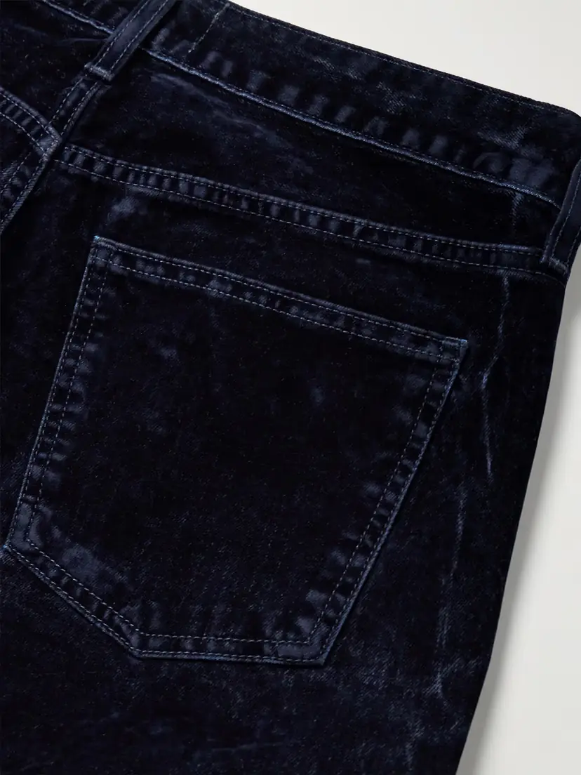 AGOLDE Cotton-blend Velvet Straight-leg Pants | Thumbnail 6