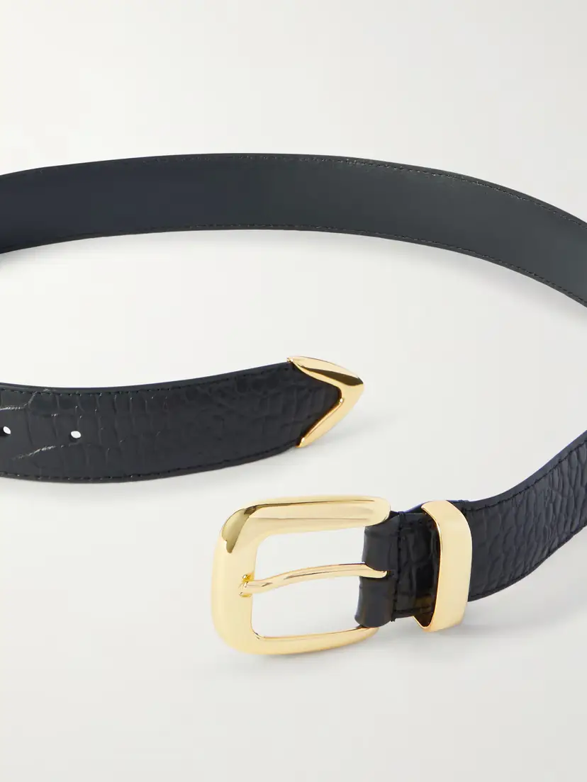 Anderson's Croc-effect Leather Belt | Thumbnail 3