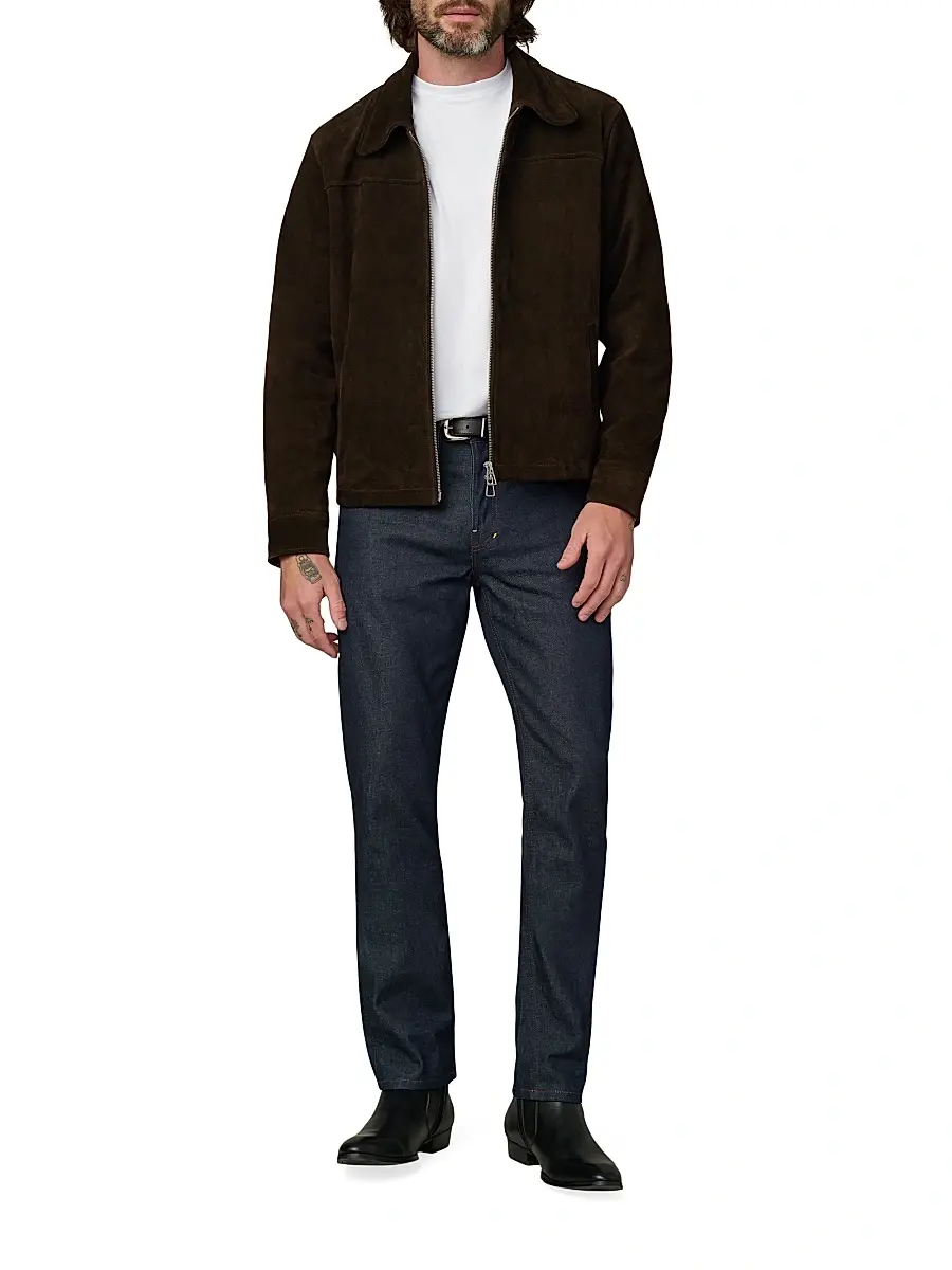 Joe's Jeans Men's Suede Zip-Front Jacket | Thumbnail 2
