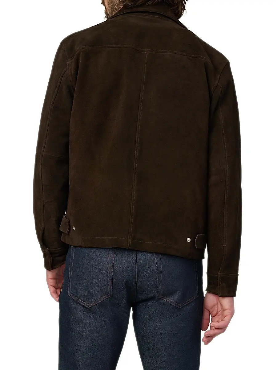Joe's Jeans Men's Suede Zip-Front Jacket | Thumbnail 5