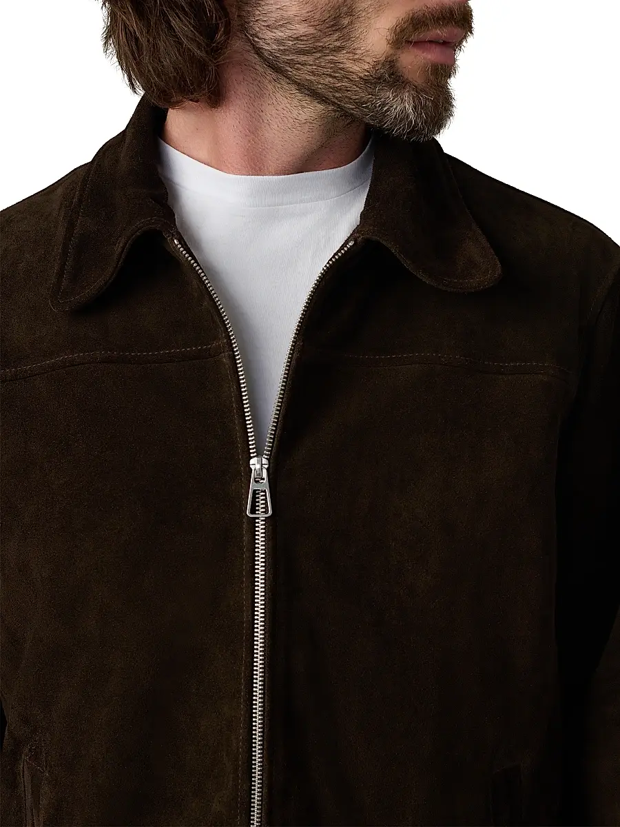 Joe's Jeans Men's Suede Zip-Front Jacket | Thumbnail 6