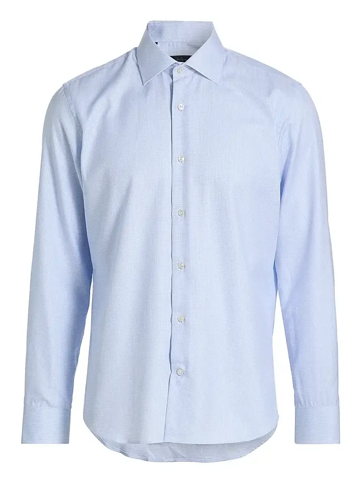 Saks Fifth Avenue Men's COLLECTION Minicheck Dress Shirt