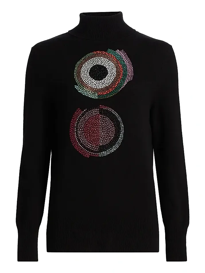 Women's Sonia Crystal-Embellished Cashmere Sweater Women's Sonia Crystal-Embellished Cashmere Sweater