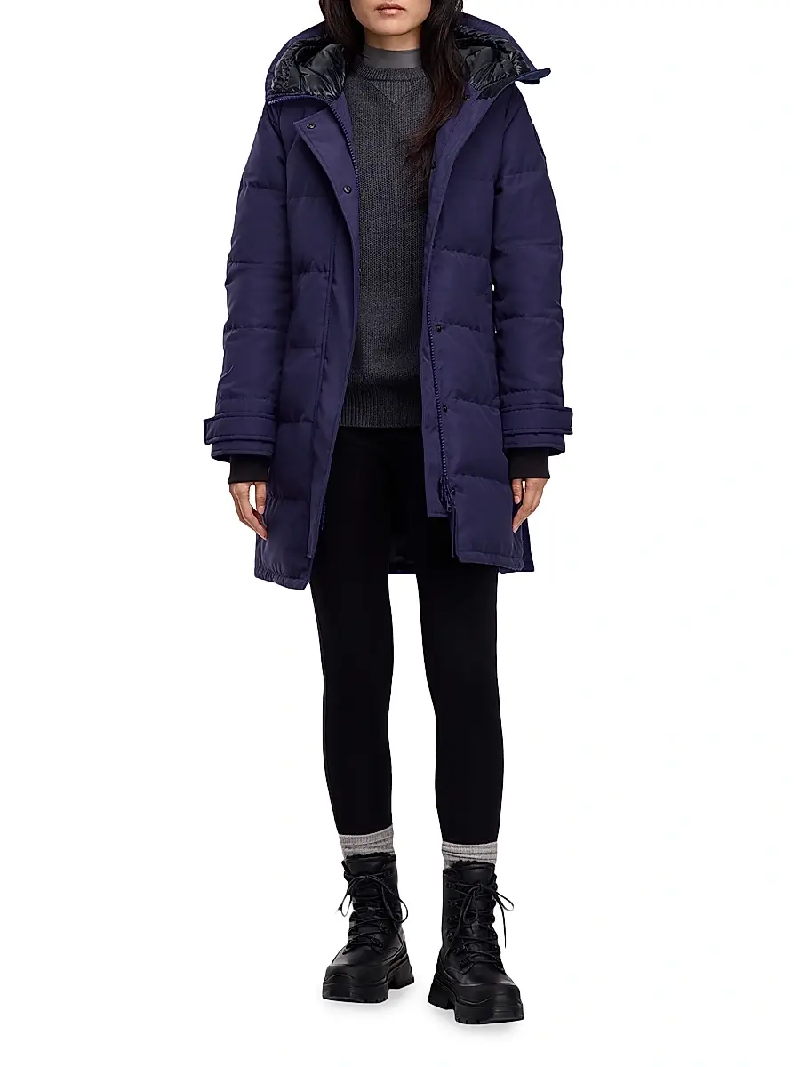 Canada Goose Women's Shelburne Hooded Down Parka - Future Dusk Crepuscule Futur | Thumbnail 2 Canada Goose Women's Shelburne Hooded Down Parka - Future Dusk Crepuscule Futur | Thumbnail 2
