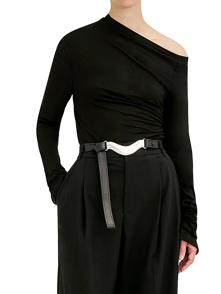 Déhanche Women's Brancusi Leather Belt | Thumbnail 2