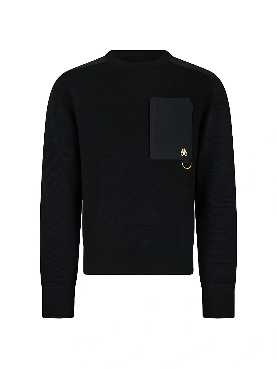 Moose Knuckles Men's Elowan Accented Sweater