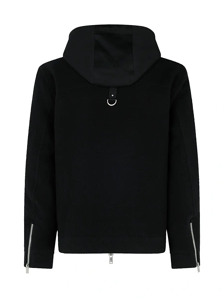 Moose Knuckles Men's Snowdon Wool-Blend Hooded Shirt Jacket | Thumbnail 3