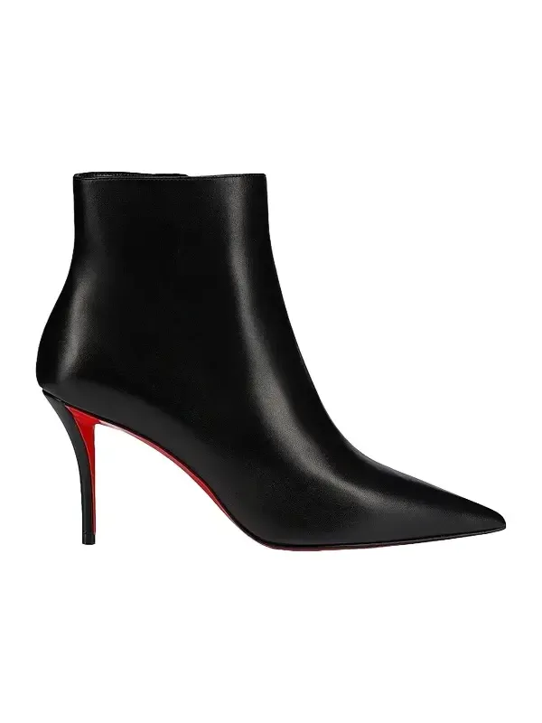 Women's Miss Z 80MM Leather Zipped Booties Women's Miss Z 80MM Leather Zipped Booties