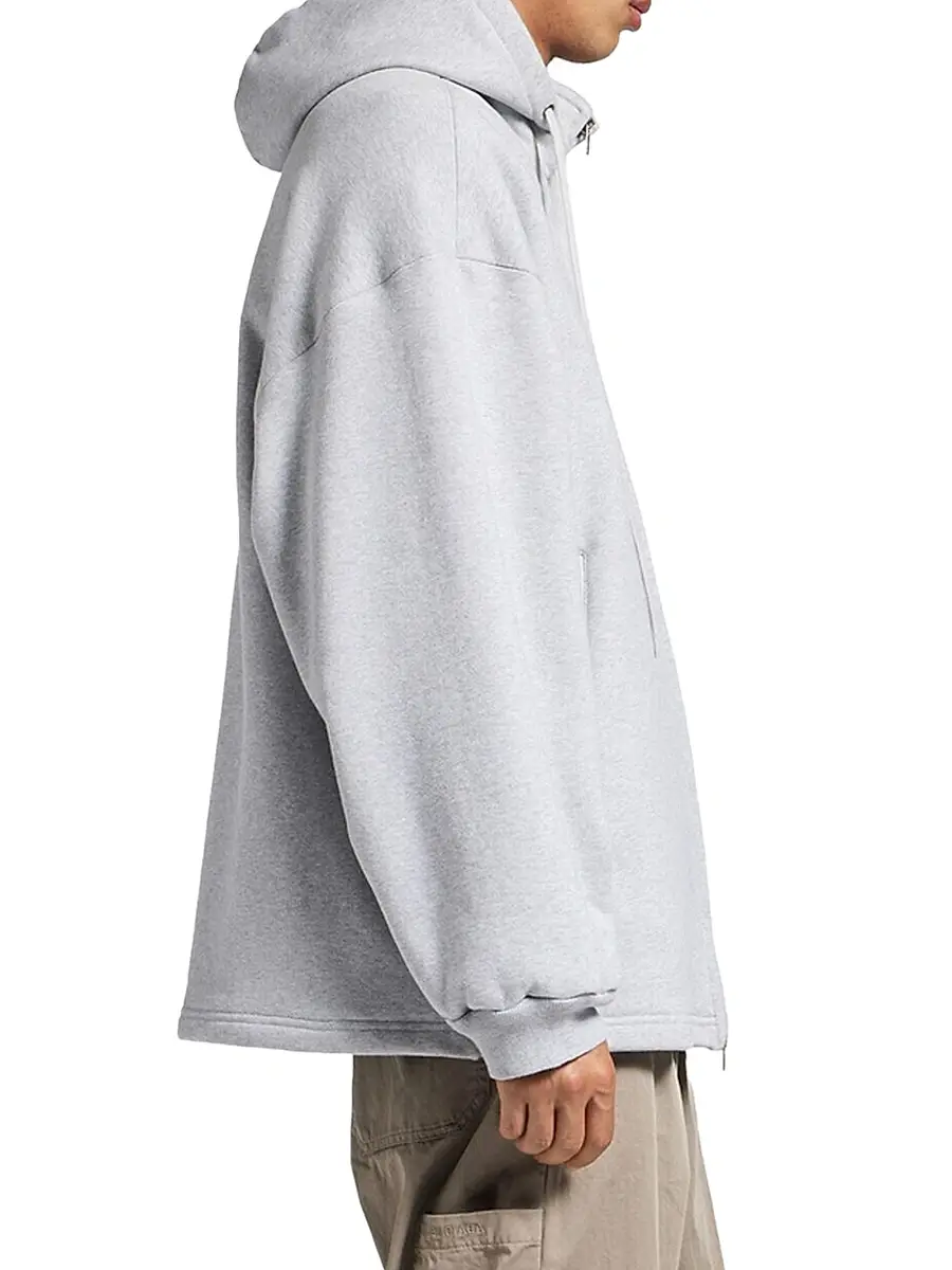 Balenciaga Men's Lion Outerwear Zip-Up Hoodie | Thumbnail 5 Balenciaga Men's Lion Outerwear Zip-Up Hoodie | Thumbnail 5