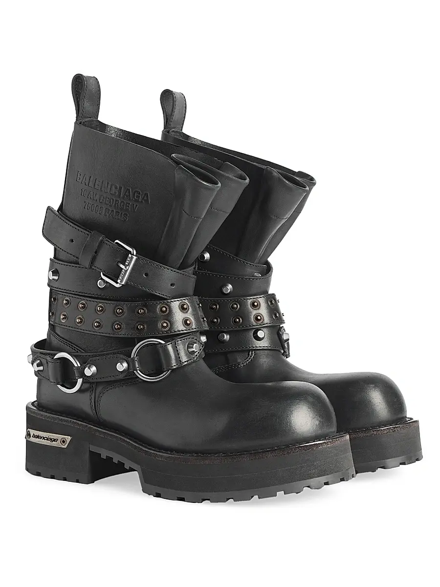 Balenciaga Men's Venom City Booties - Black | Thumbnail 2 Balenciaga Men's Venom City Booties - Black | Thumbnail 2