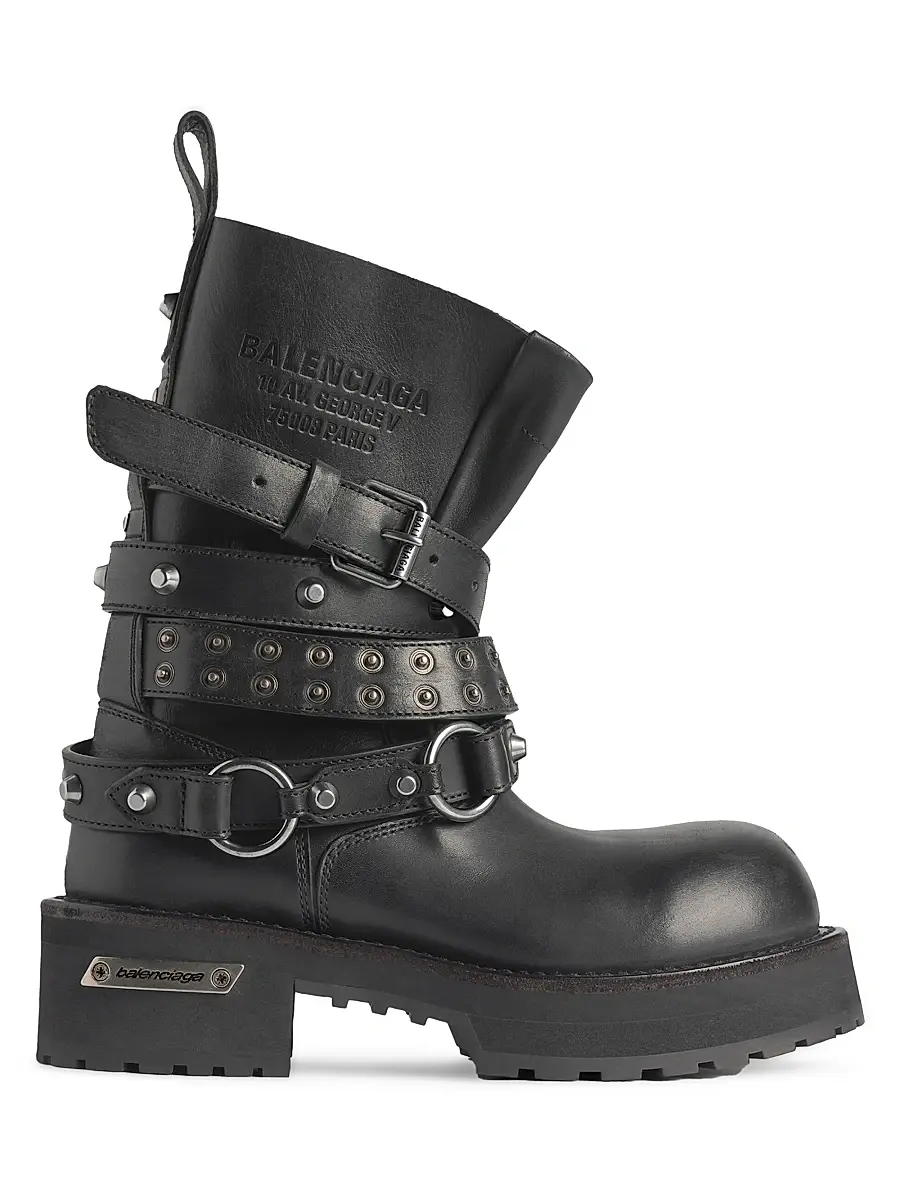 Balenciaga Men's Venom City Booties - Black | Image 1 Balenciaga Men's Venom City Booties - Black | Image 1