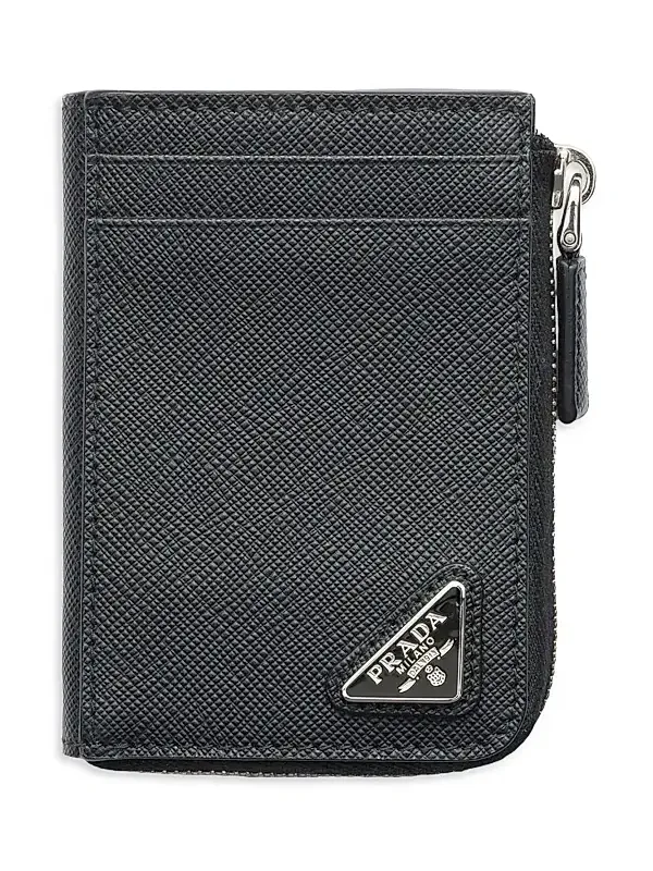 Men's Saffiano Leather Card Holder Men's Saffiano Leather Card Holder