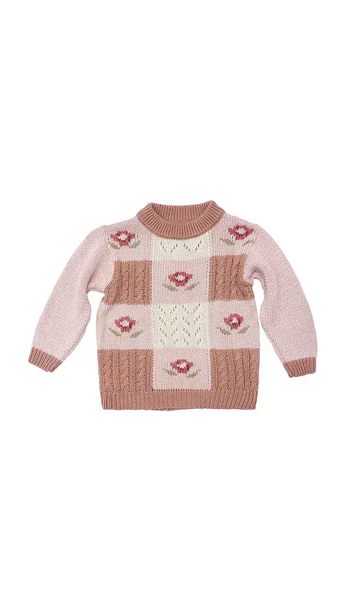 Wild Wawa Rose Patchwork Sweater | Image 1 Wild Wawa Rose Patchwork Sweater | Image 1