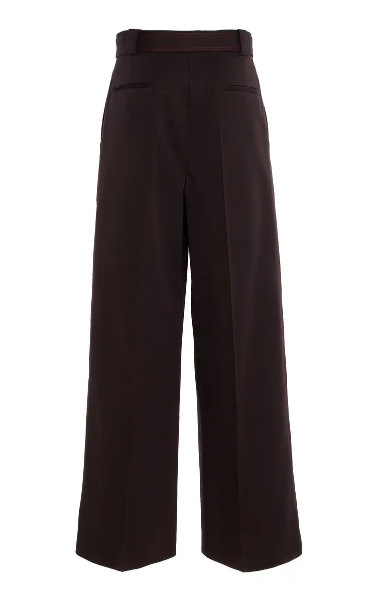 Christopher John Rogers Wool Wide-Leg Pants | Thumbnail 3