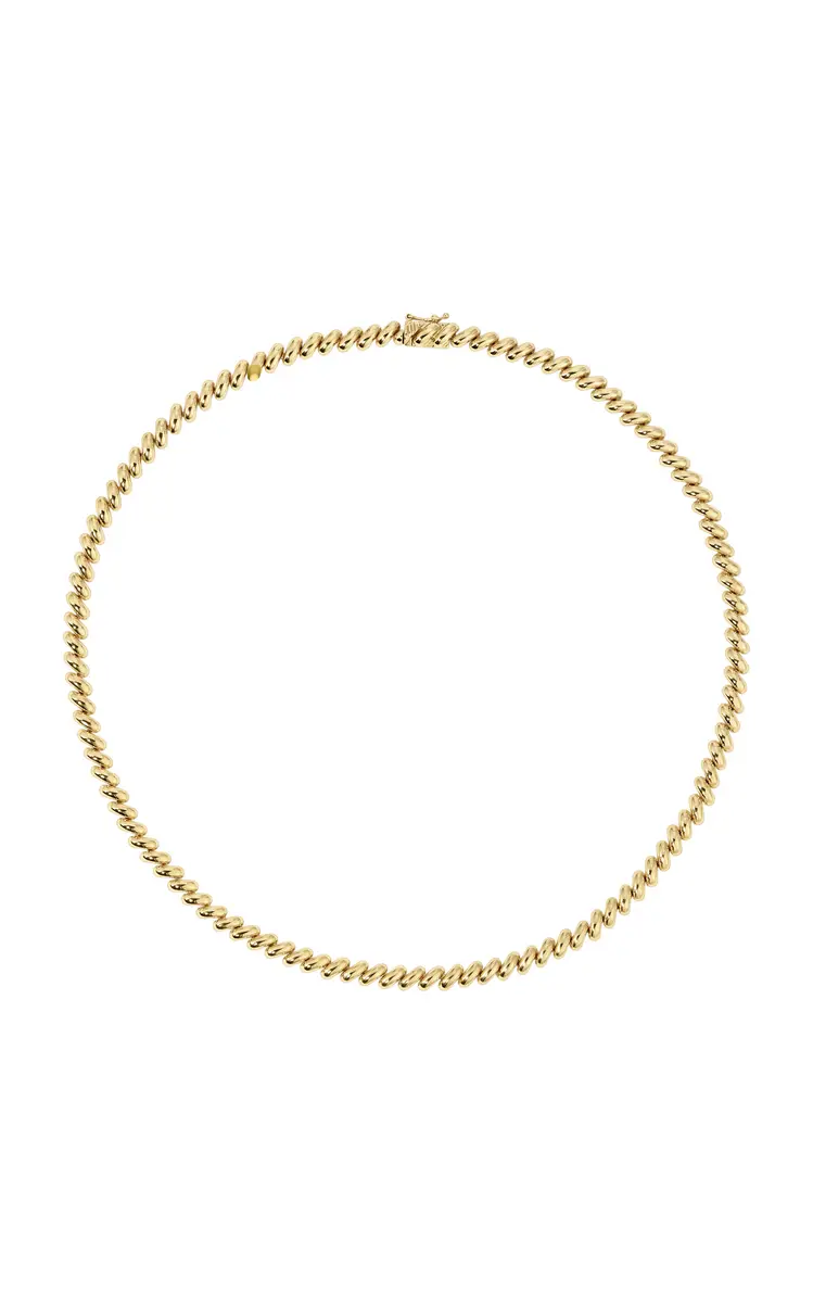 Anita Ko 18k Yellow Gold Gold Coil Choker