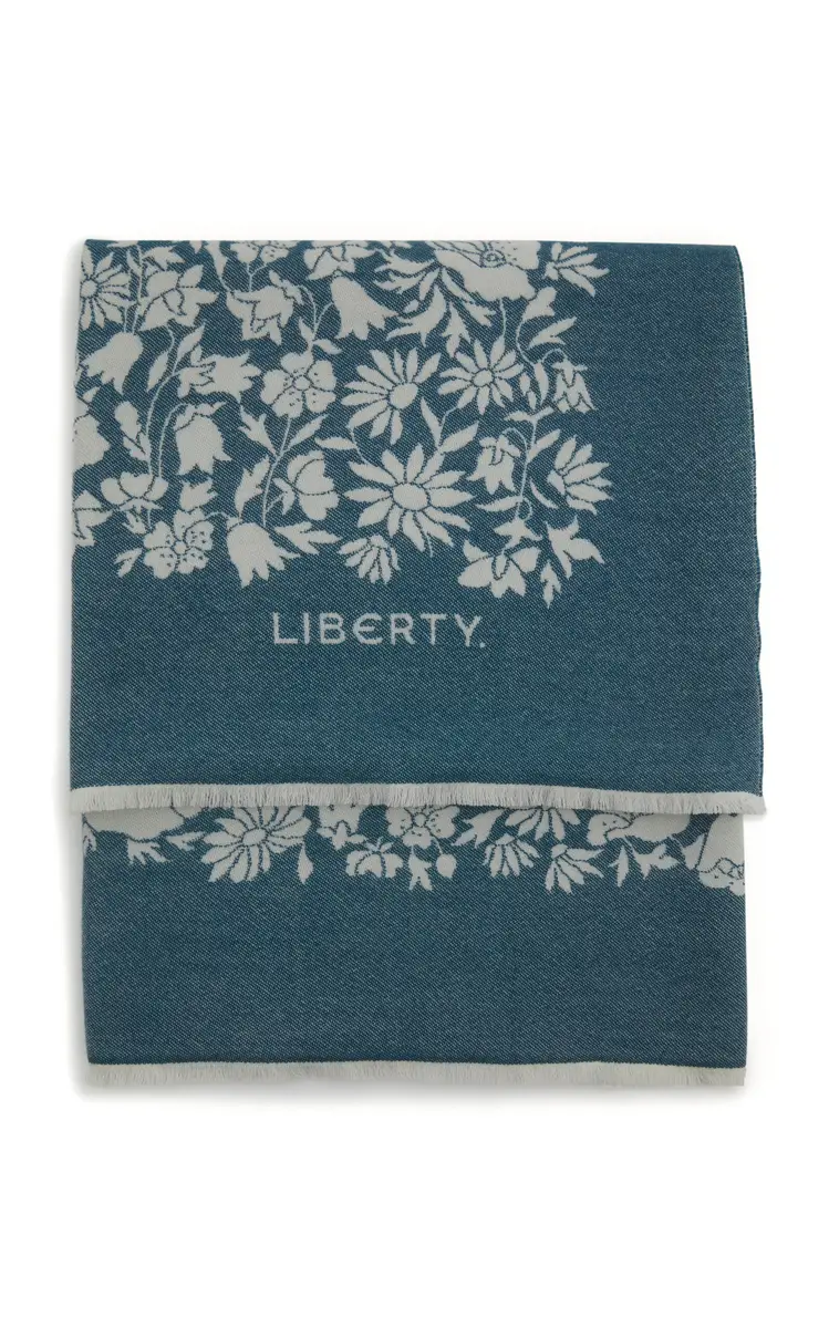 Liberty London Poppy Wool Throw | Thumbnail 3 Liberty London Poppy Wool Throw | Thumbnail 3