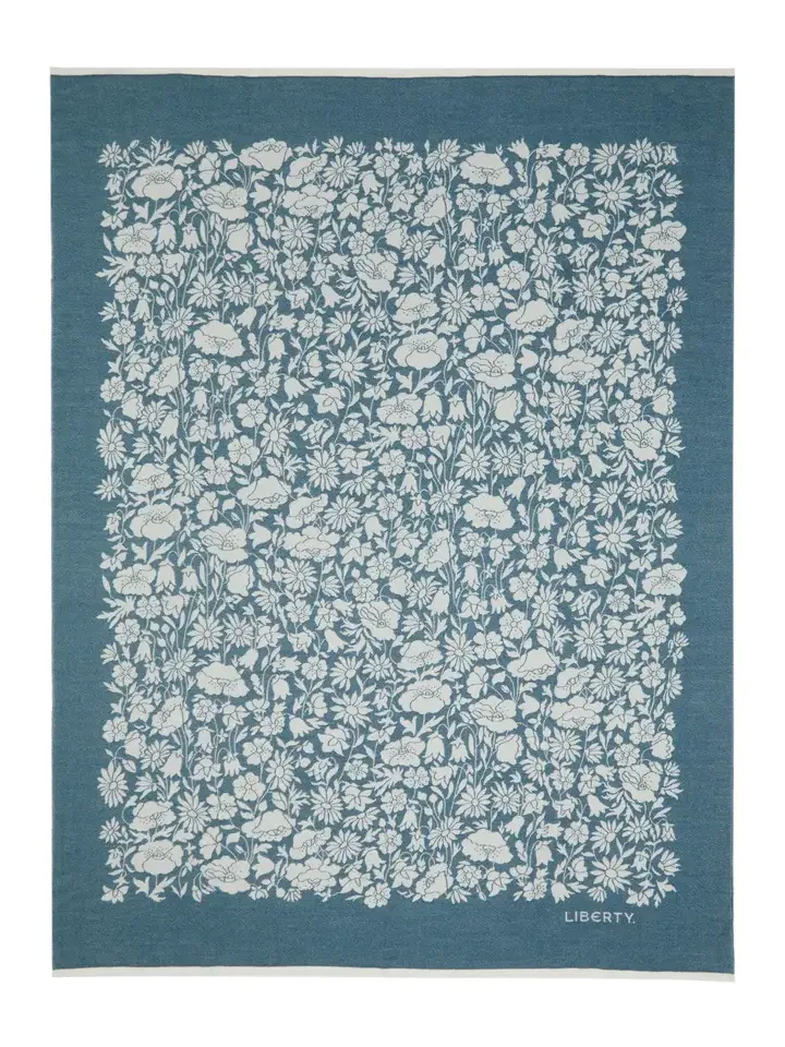 Liberty London Poppy Wool Throw
