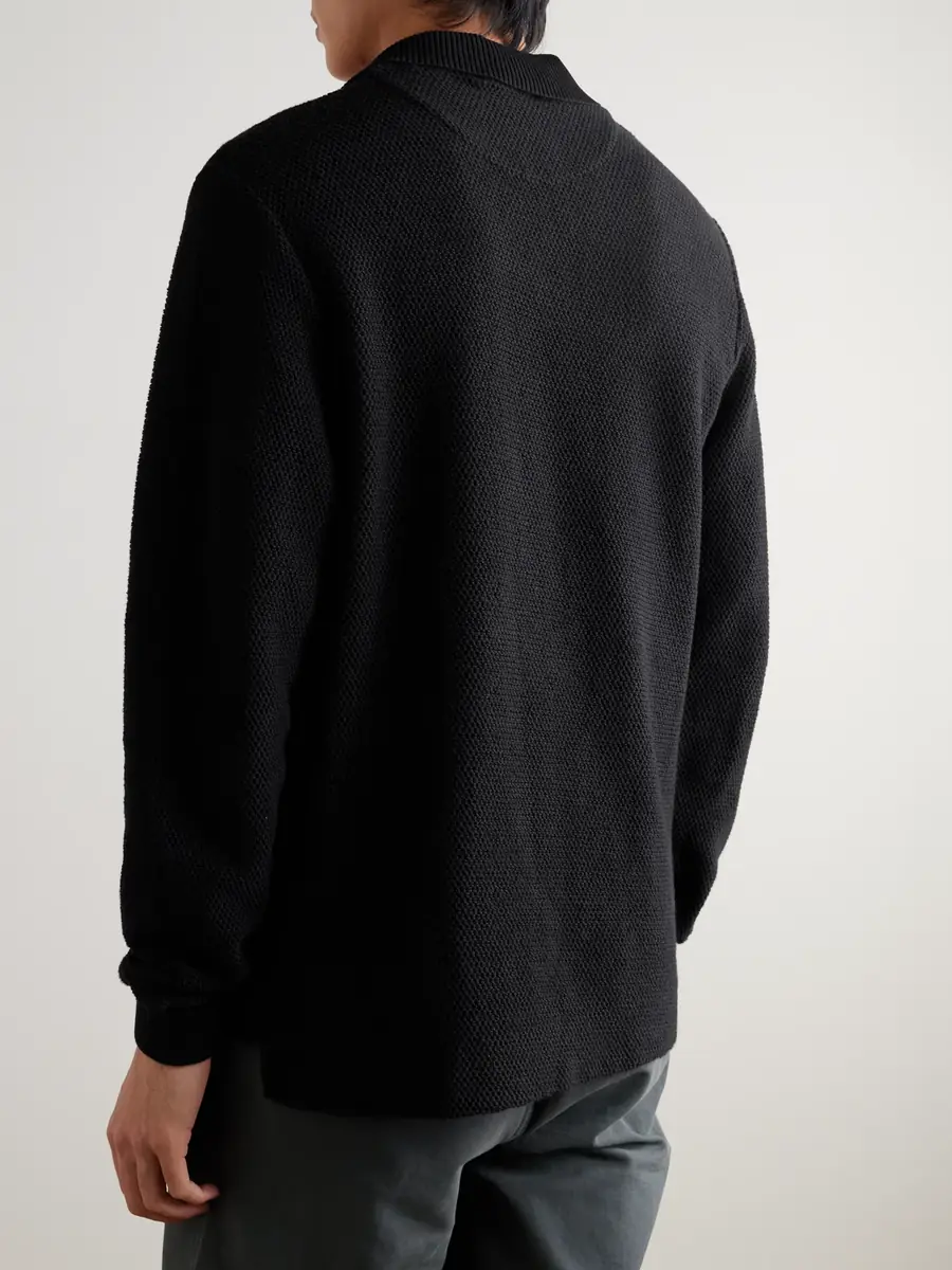 MR P. Honeycomb-Knit Cotton Polo Shirt - Men | Thumbnail 4 MR P. Honeycomb-Knit Cotton Polo Shirt - Men | Thumbnail 4