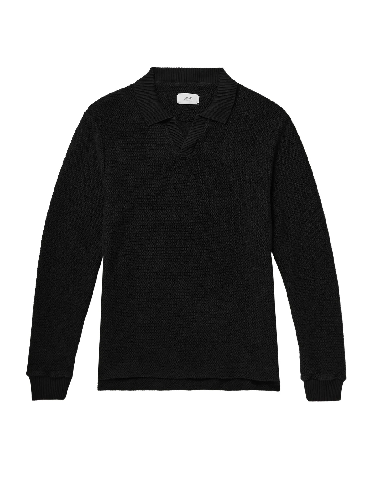 Honeycomb-Knit Cotton Polo Shirt - Men Honeycomb-Knit Cotton Polo Shirt - Men