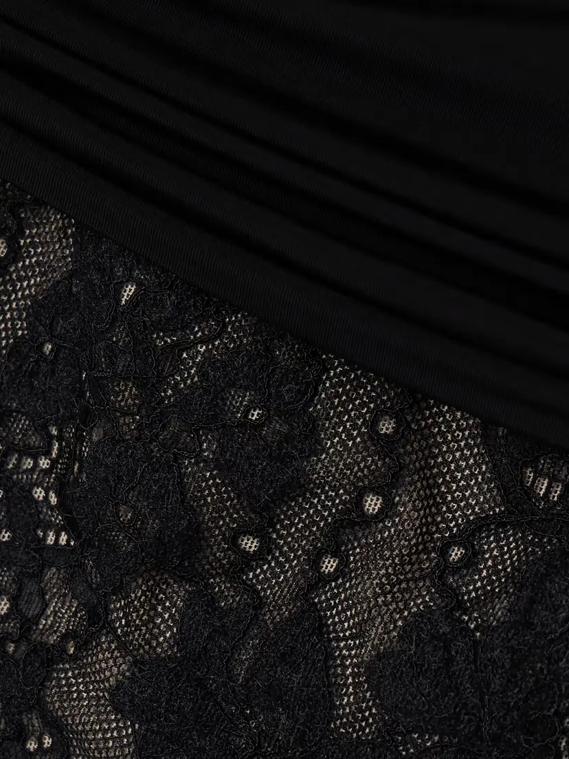 Zimmermann Off-the-shoulder Ruched Jersey And Stretch-lace Bodysuit | Thumbnail 5 Zimmermann Off-the-shoulder Ruched Jersey And Stretch-lace Bodysuit | Thumbnail 5
