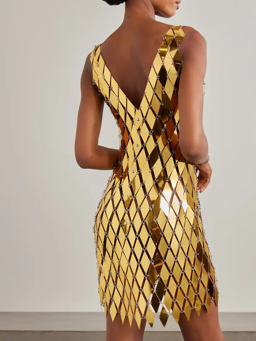 Rabanne Assemblage Chainmail Mini Dress | Thumbnail 3