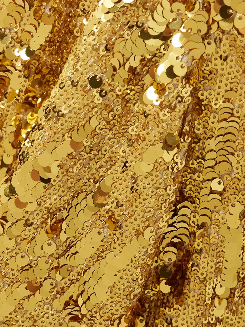 Rabanne Sequined Crepe De Chine Maxi Dress | Thumbnail 4