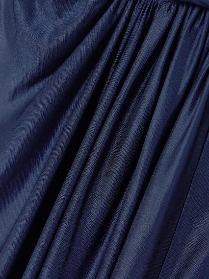 Rabanne Draped Satin-jersey Midi Skirt | Thumbnail 5
