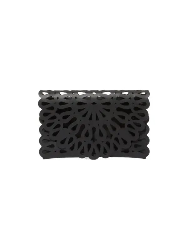 Mccall Laser Cut Leather Clutch