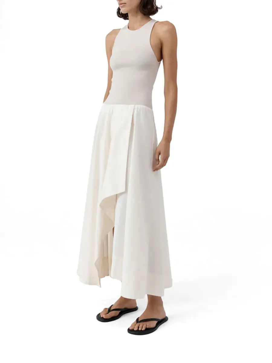 St. Agni Knit Bodice Asymmetric Dress | Thumbnail 4 St. Agni Knit Bodice Asymmetric Dress | Thumbnail 4