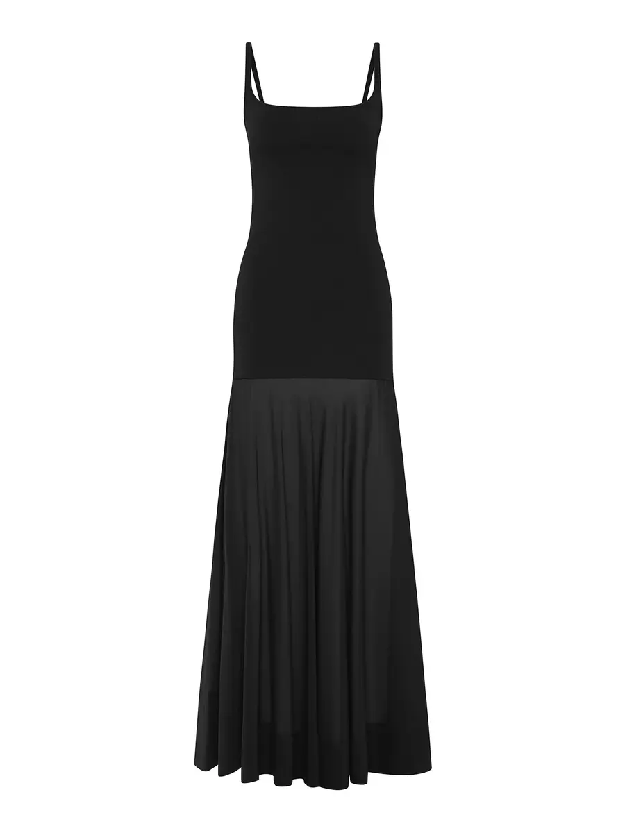 St. Agni Sheer Silk Circle Hem Dress | Image 1 St. Agni Sheer Silk Circle Hem Dress | Image 1