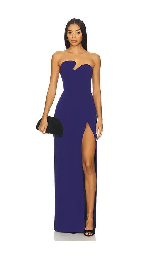 Amanda Uprichard x REVOLVE Strapless Puzzle Gown