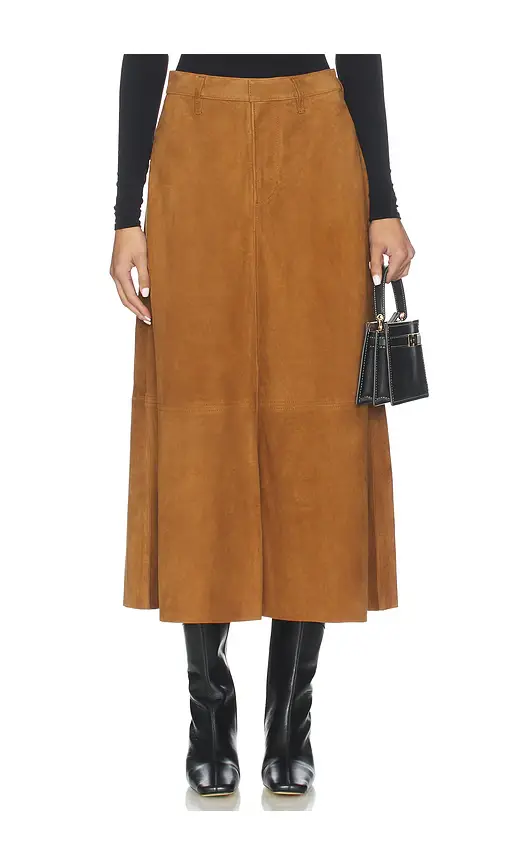 Citizens of Humanity Suede Cassia Skirt | Image 1 Citizens of Humanity Suede Cassia Skirt | Image 1