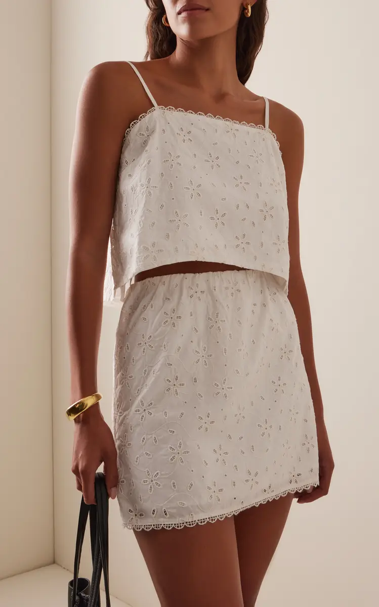 Posse Salma Eyelet Cotton Top | Thumbnail 2
