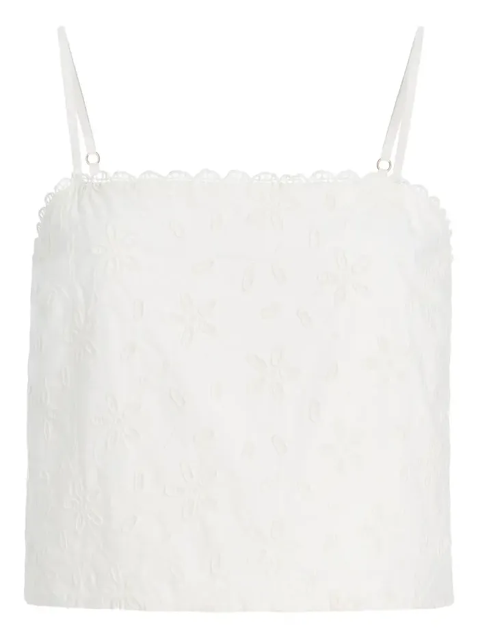 Posse Salma Eyelet Cotton Top