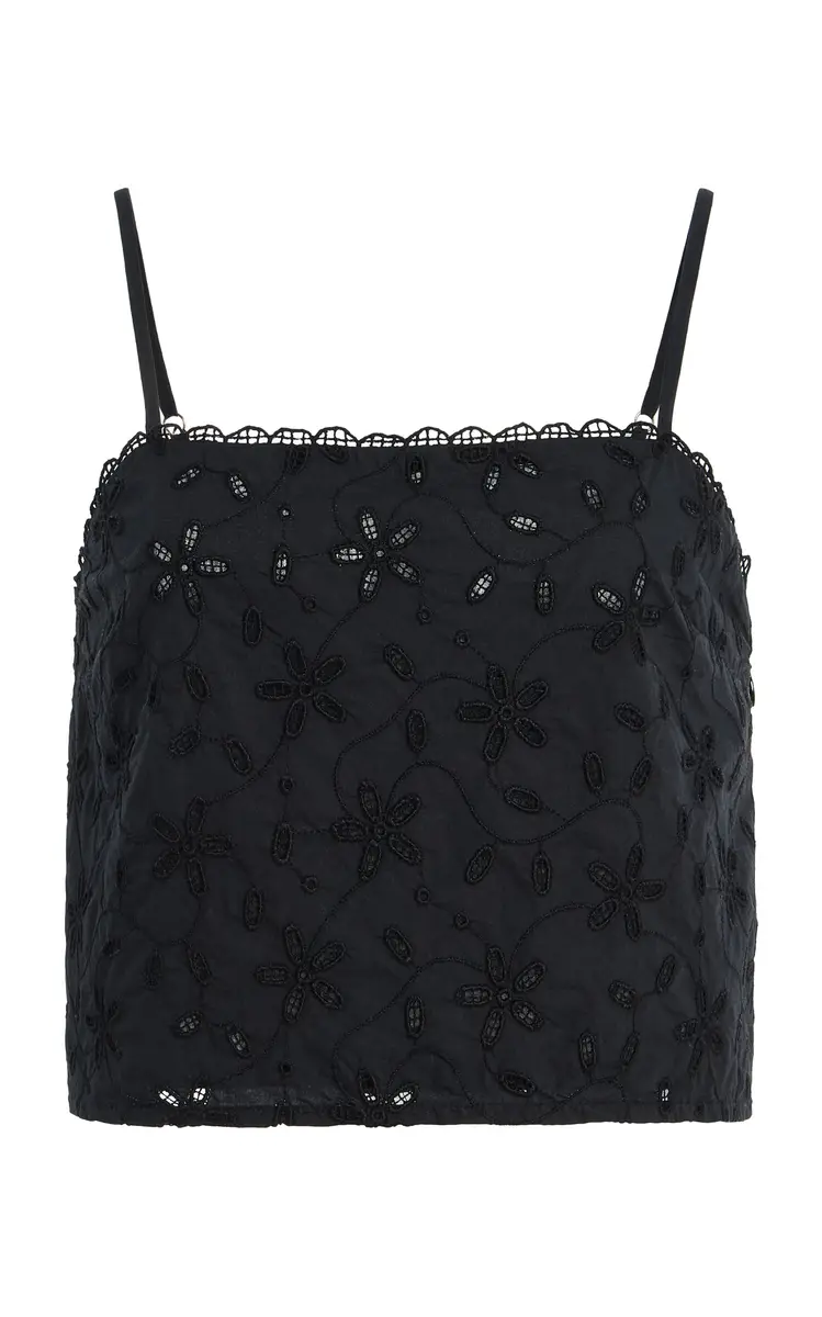 Posse Salma Eyelet Cotton Top