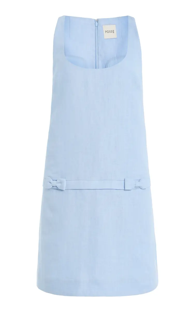 Posse Harper Linen Mini Dress | Thumbnail 6