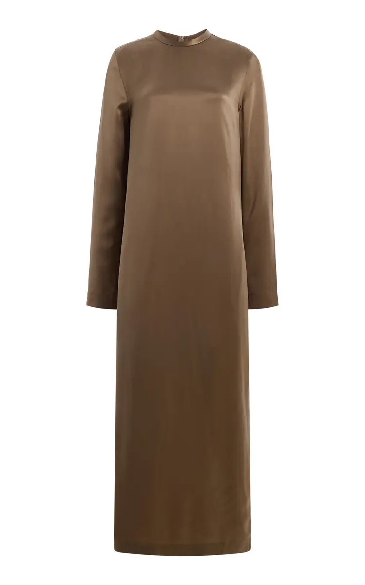 Toteme Satin Maxi Dress | Thumbnail 5 Toteme Satin Maxi Dress | Thumbnail 5