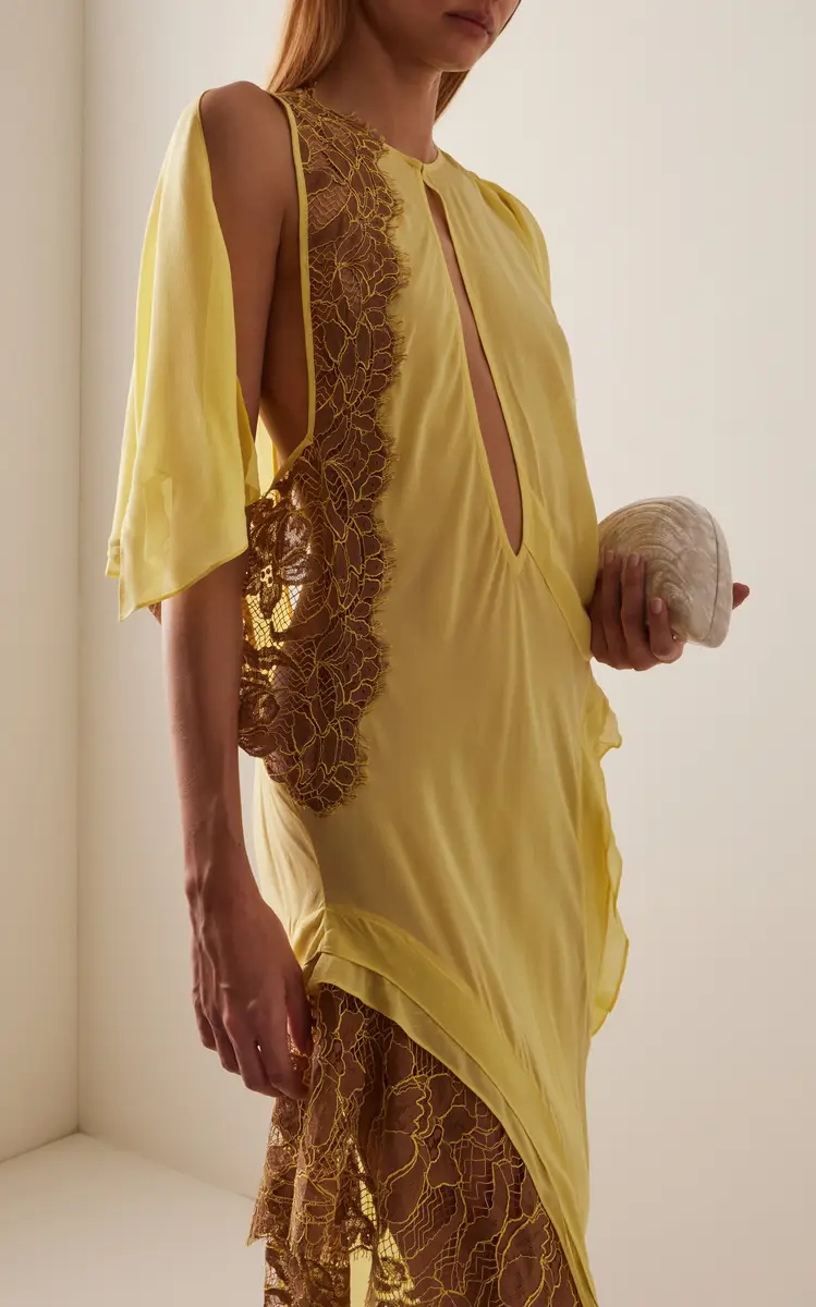 Christopher Esber Aluna Concave Silk Maxi Dress | Thumbnail 3 Christopher Esber Aluna Concave Silk Maxi Dress | Thumbnail 3