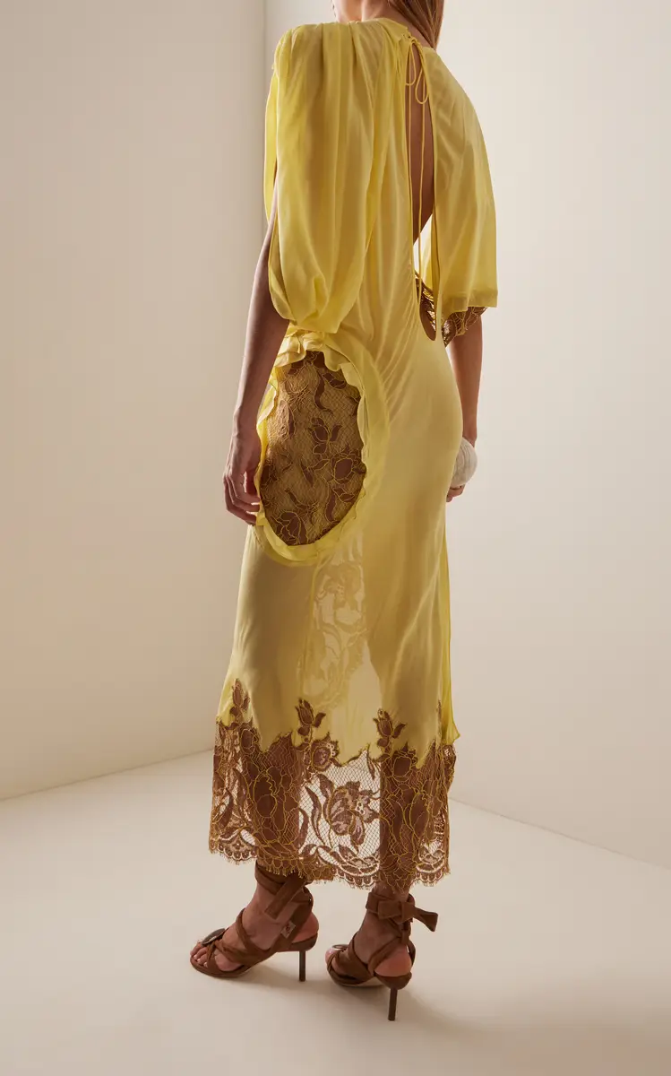 Christopher Esber Aluna Concave Silk Maxi Dress | Thumbnail 4 Christopher Esber Aluna Concave Silk Maxi Dress | Thumbnail 4