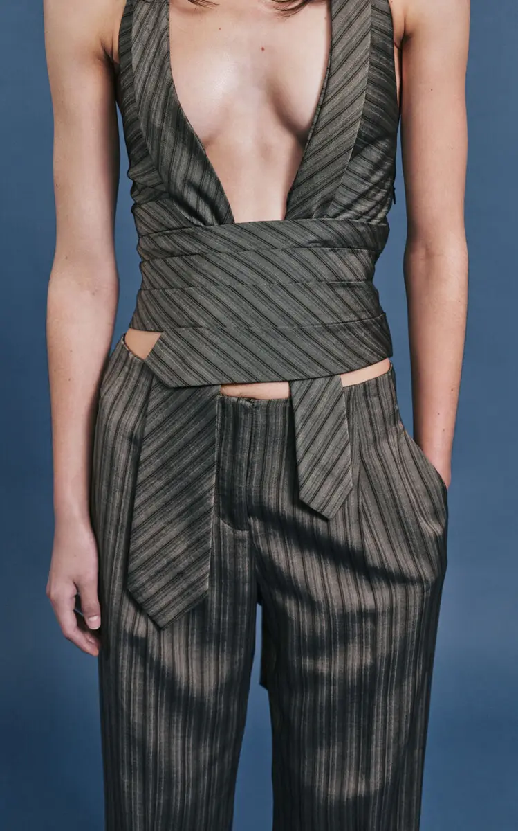 Christopher Esber Reyer Low-Rise Straight-Leg Pants | Thumbnail 2 Christopher Esber Reyer Low-Rise Straight-Leg Pants | Thumbnail 2