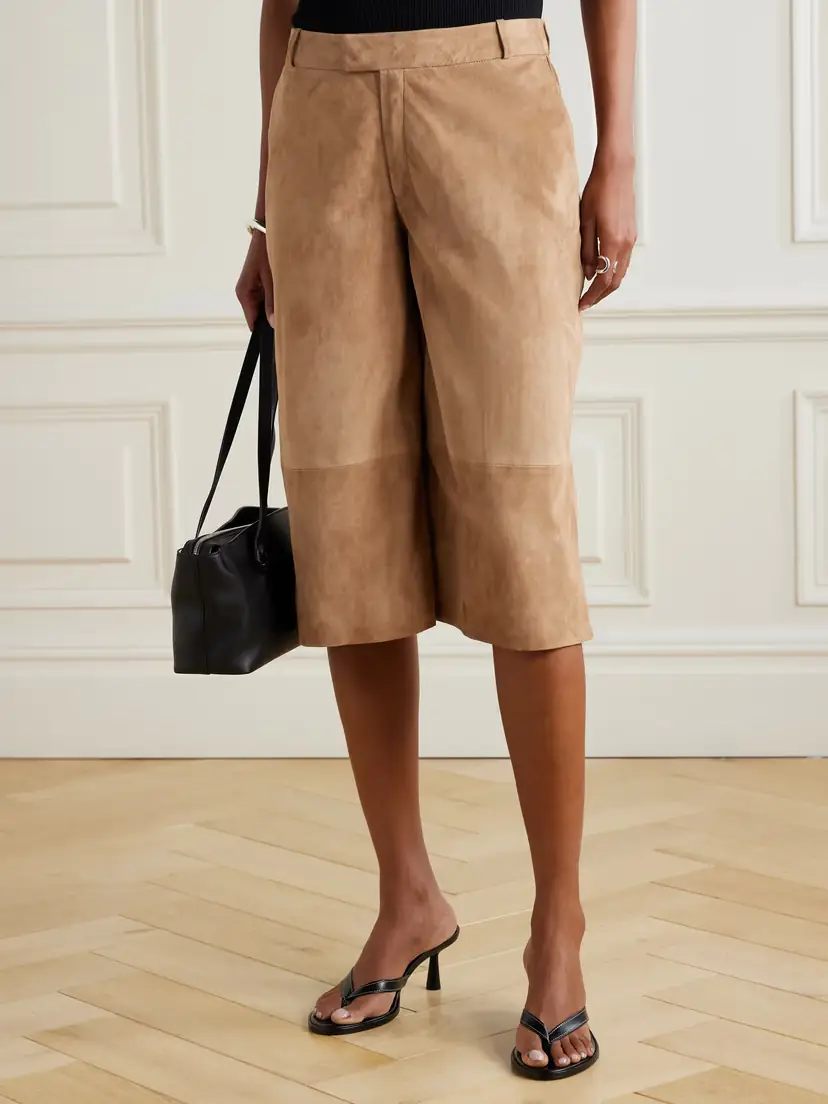 ARMA Jina Paneled Suede Shorts | Thumbnail 3 ARMA Jina Paneled Suede Shorts | Thumbnail 3