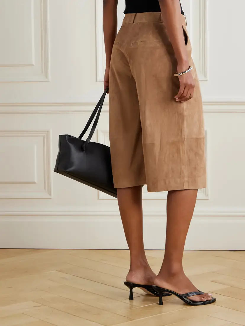 ARMA Jina Paneled Suede Shorts | Thumbnail 4 ARMA Jina Paneled Suede Shorts | Thumbnail 4