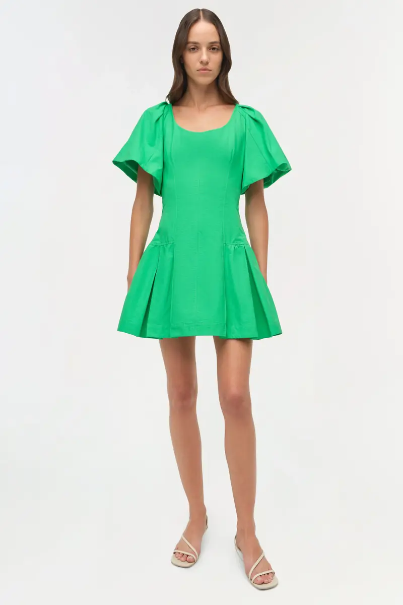 Simkhai Hattie Cotton Faille Mini Dress | Thumbnail 2 Simkhai Hattie Cotton Faille Mini Dress | Thumbnail 2