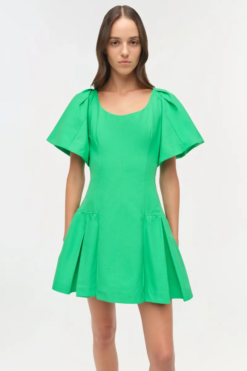 Simkhai Hattie Cotton Faille Mini Dress | Thumbnail 3 Simkhai Hattie Cotton Faille Mini Dress | Thumbnail 3