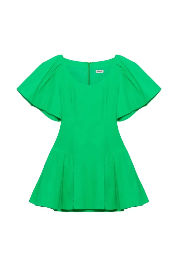 Simkhai Hattie Cotton Faille Mini Dress