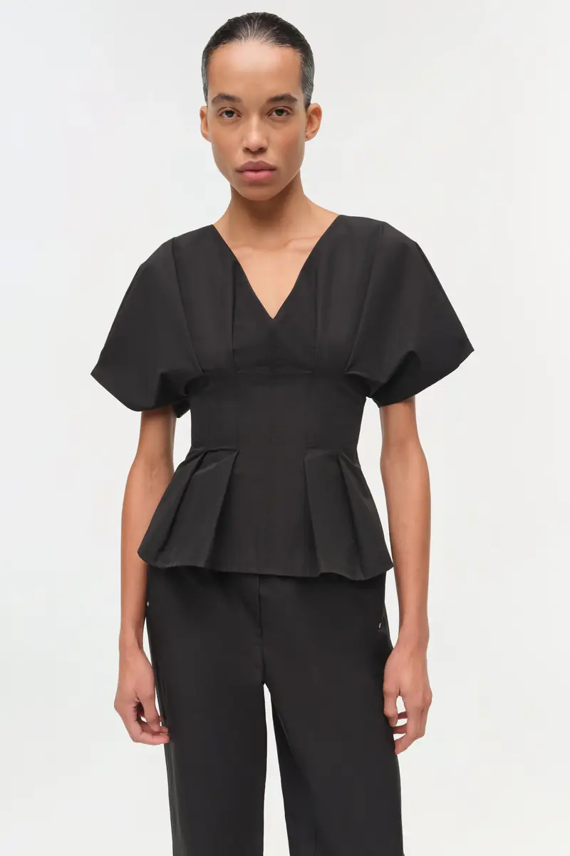 Simkhai Mavrick Cotton Faille Pull On Pant | Thumbnail 4
