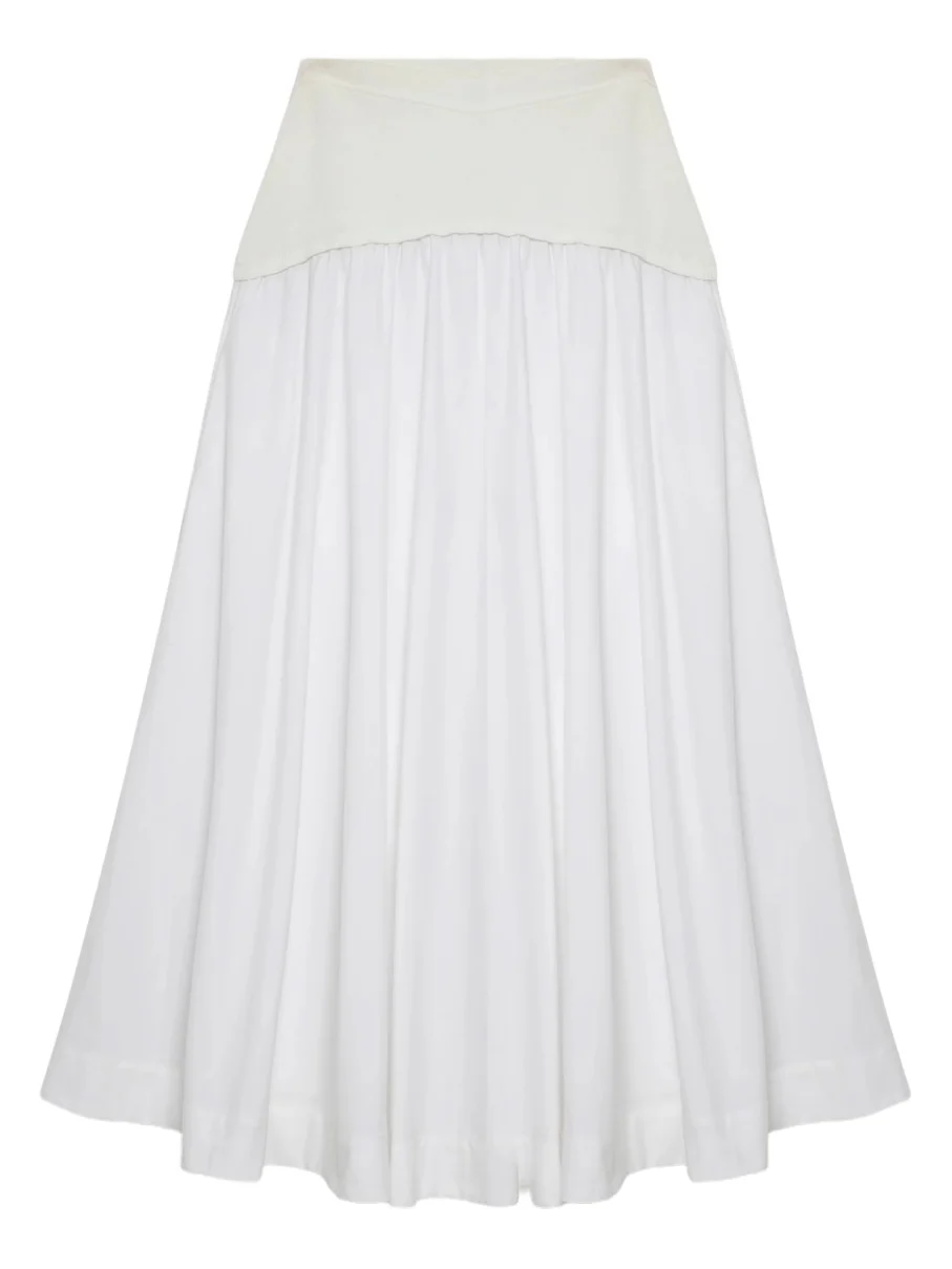 Ovie Knit Cotton Midi Skirt Ovie Knit Cotton Midi Skirt