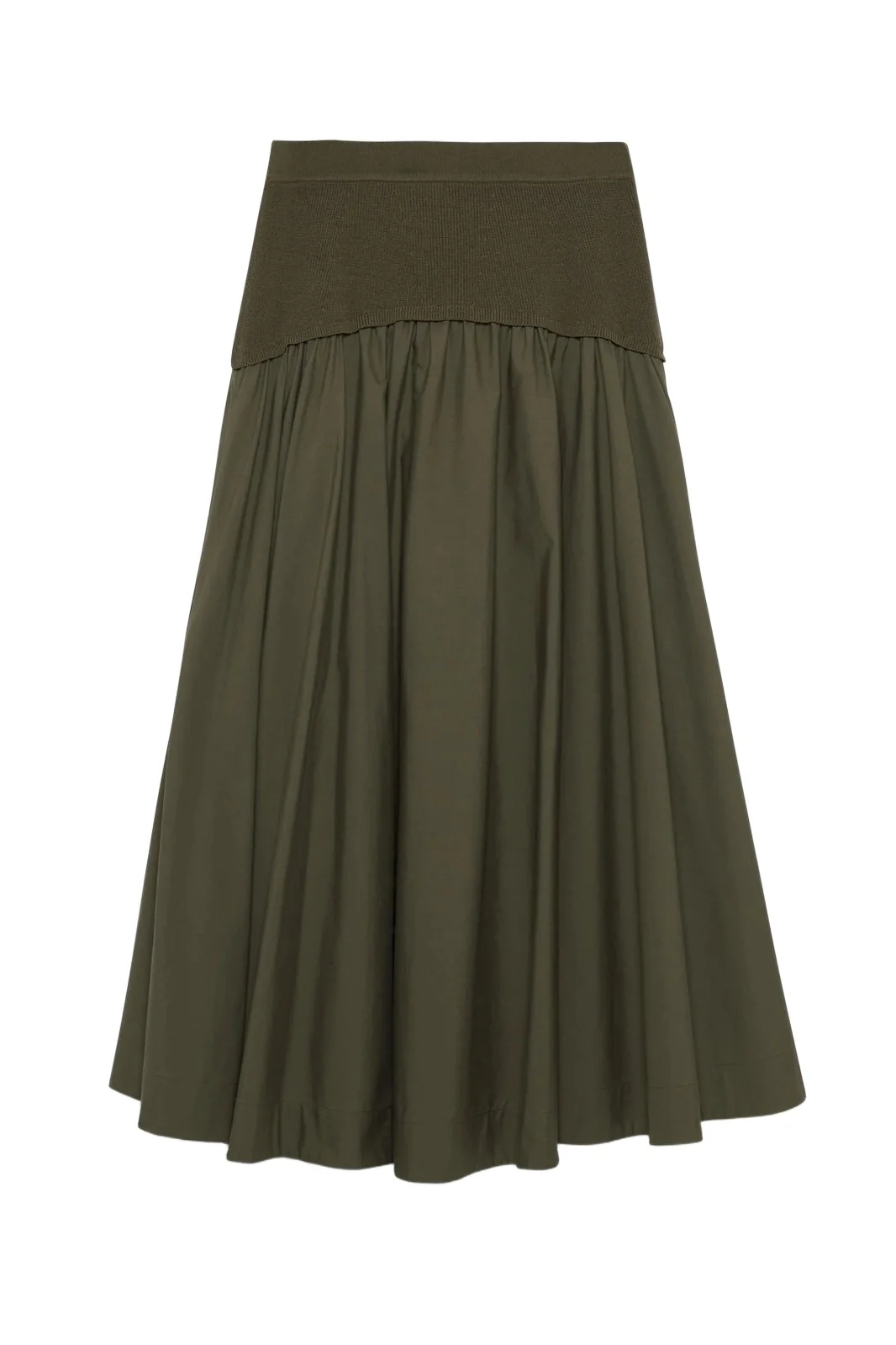 Ovie Knit Cotton Midi Skirt Ovie Knit Cotton Midi Skirt