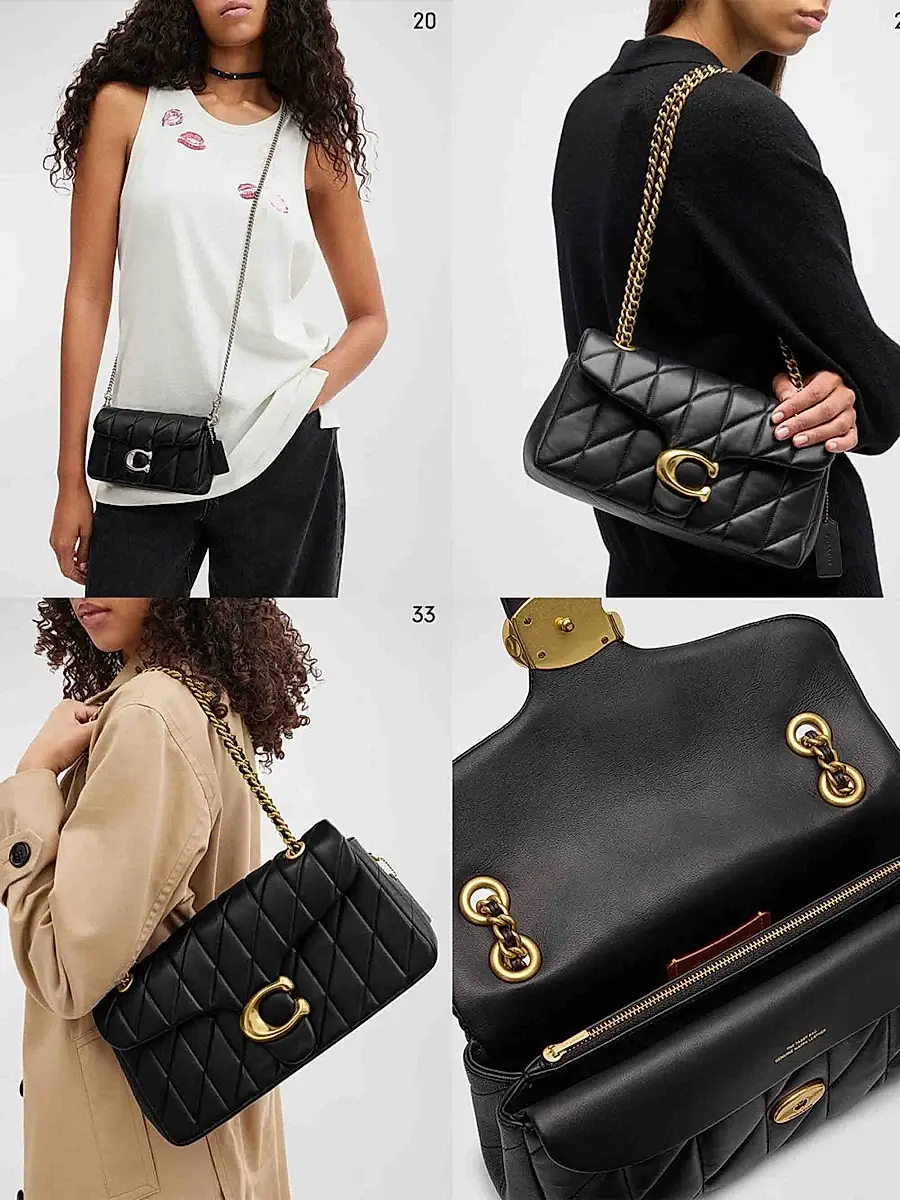 Coach Women's Tabby Leather Shoulder Bag | Thumbnail 8 Coach Women's Tabby Leather Shoulder Bag | Thumbnail 8