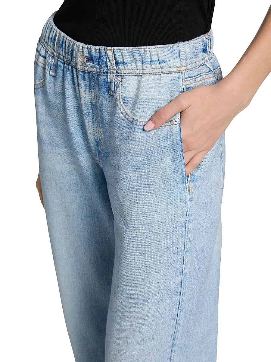 rag & bone Women's rb Miramar Terry Elasticized Wide-Leg Pants | Thumbnail 6 rag & bone Women's rb Miramar Terry Elasticized Wide-Leg Pants | Thumbnail 6